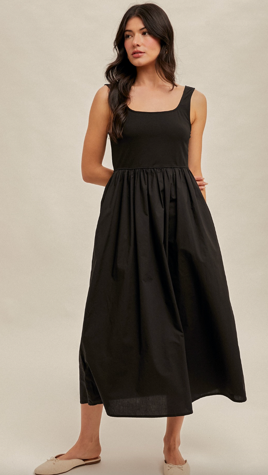 Scoop Midi Dress