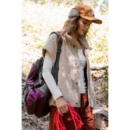 Oversized Sherpa Vest