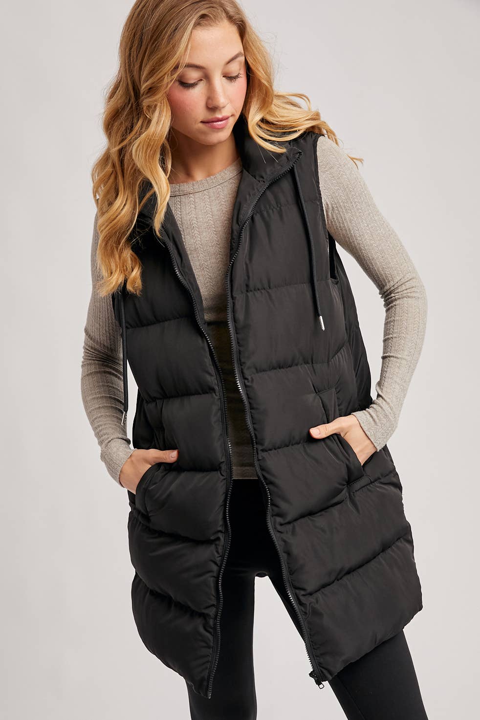 Hooded Puffer Vest