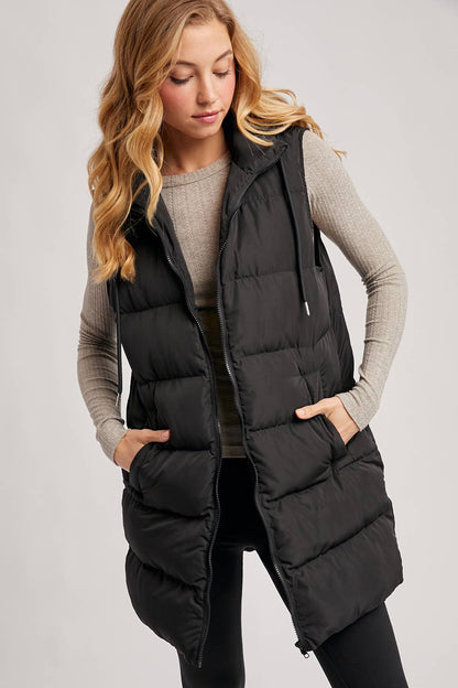Hooded Puffer Vest