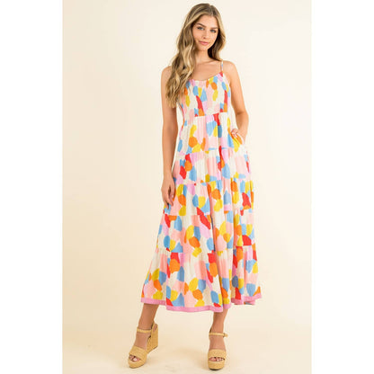 Smocked Multicolor Dress