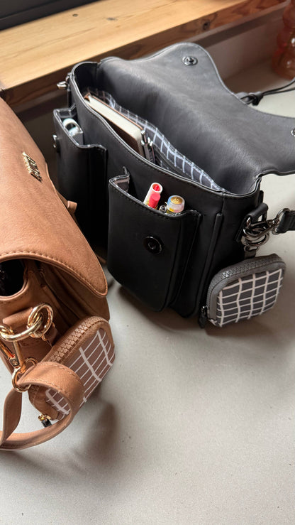 Saddle Bag in Matte Black