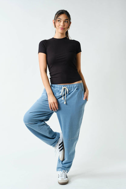 Ribbed Athleisure Top