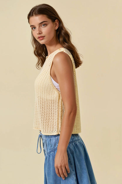 Sweater Tank Top