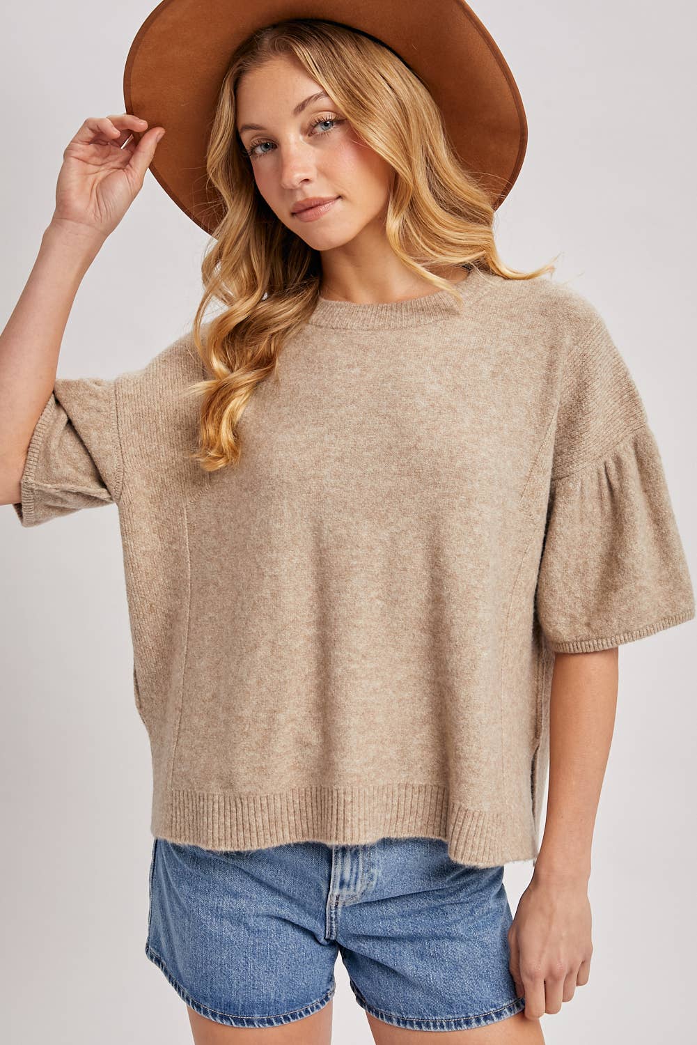 Boxy Sweater Top