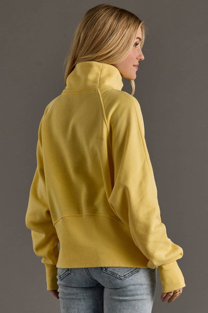 Yellow Quarter Zip