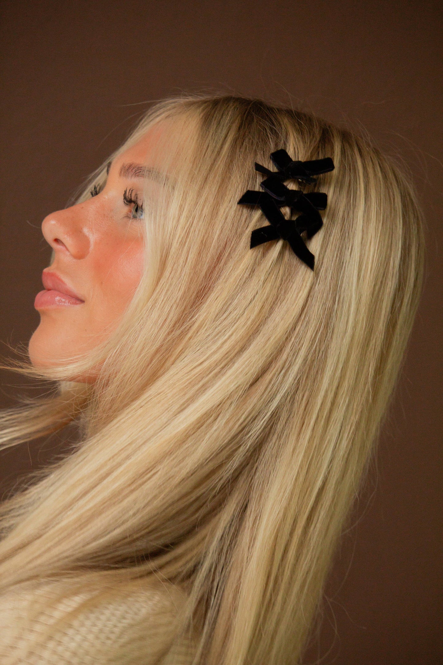 Felt Bow Clips 3-pack