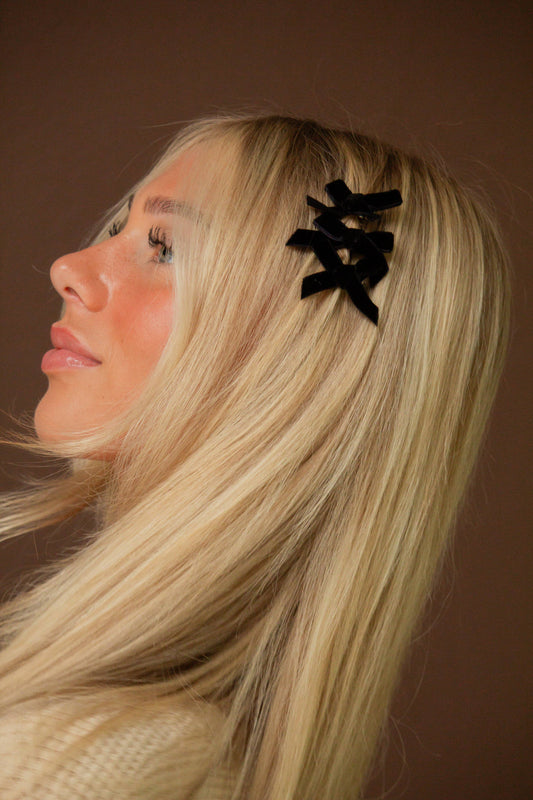 Felt Bow Clips 3-pack