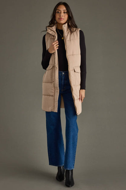Tan Long Vest