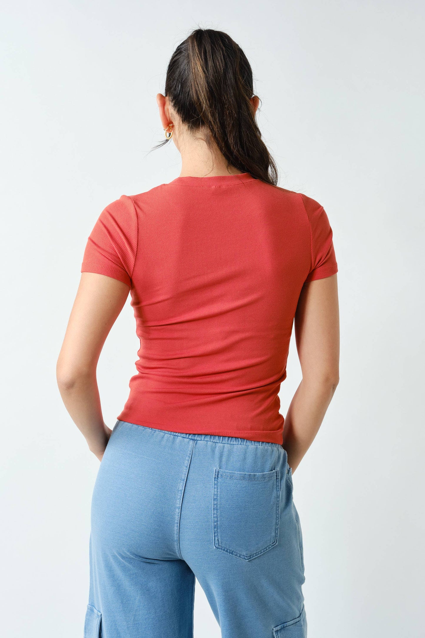 Ribbed Athleisure Top