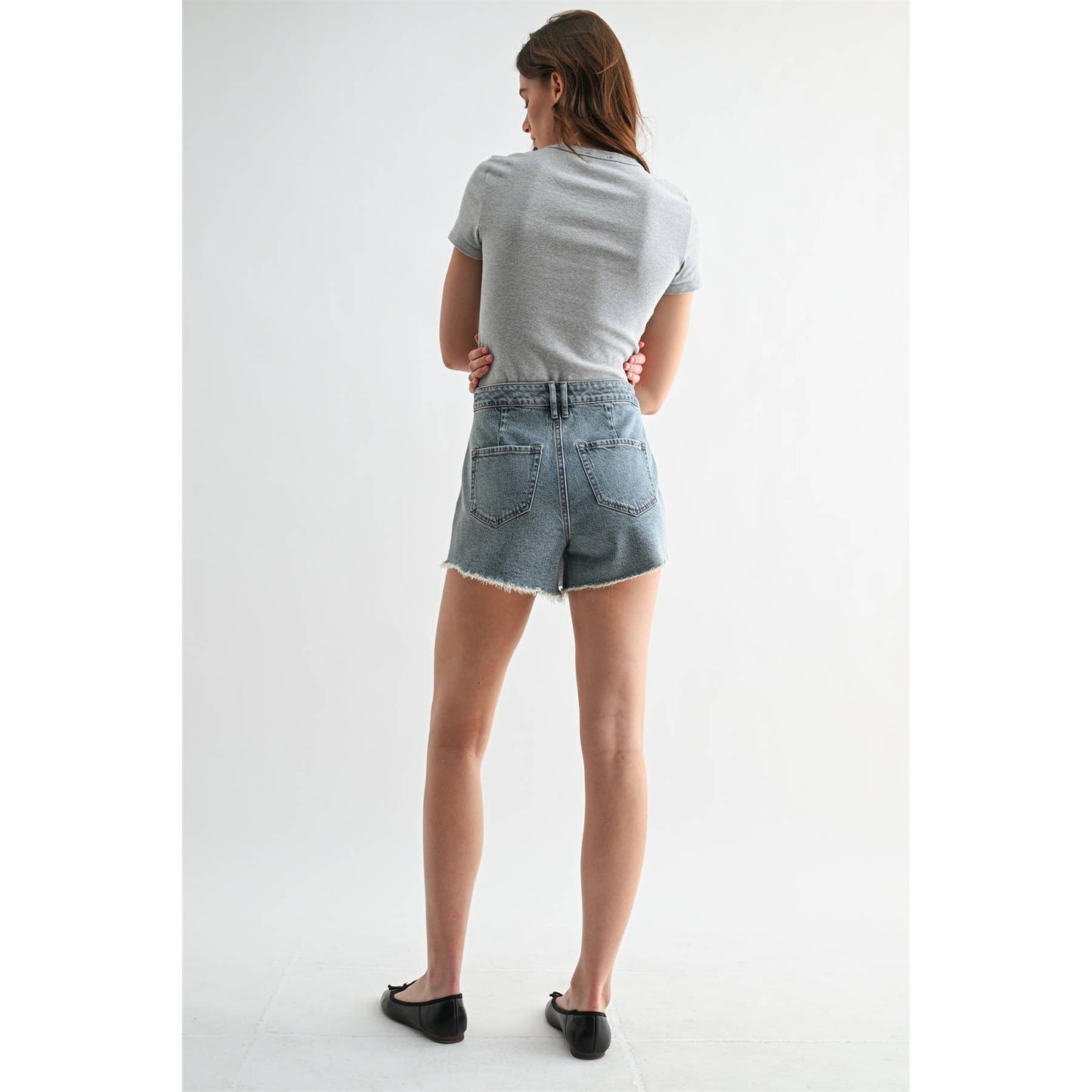 High-Rise Vintage Skort