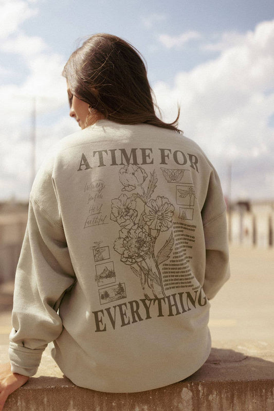 A Time For Everything  Graphic Sweatshirt 