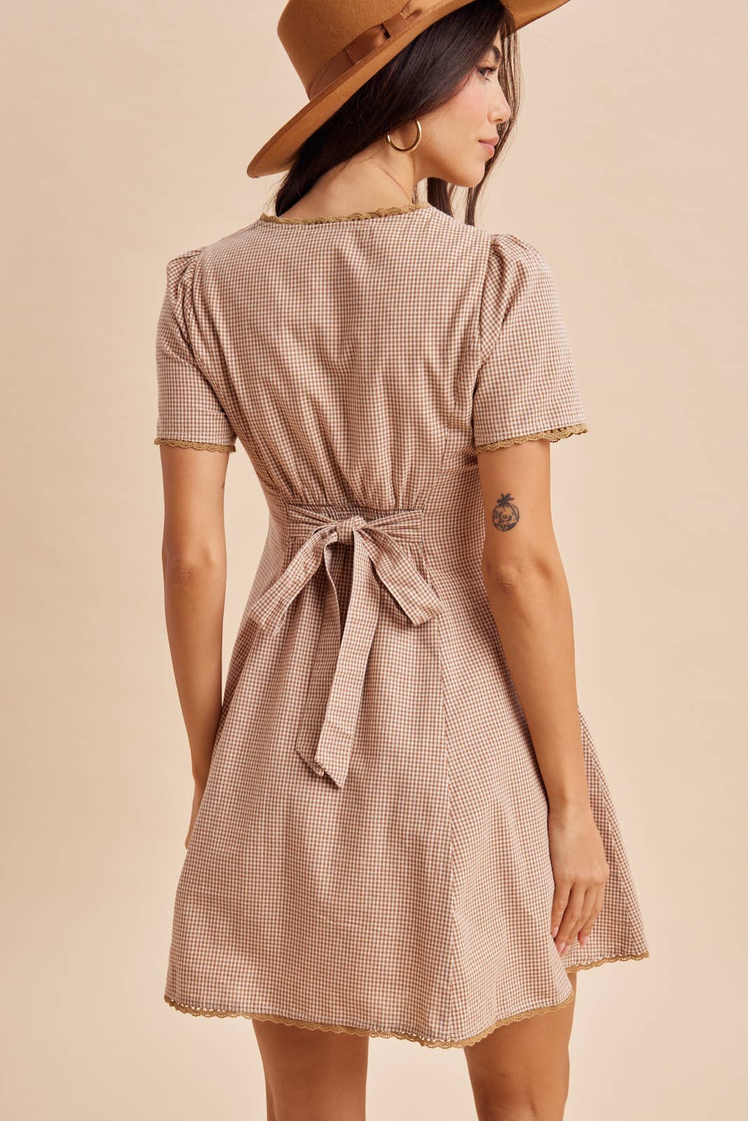 Gingham Button Down Dress