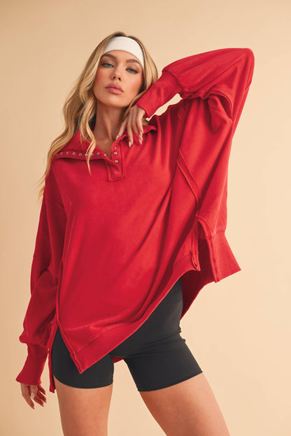 Henley Sweatshirt