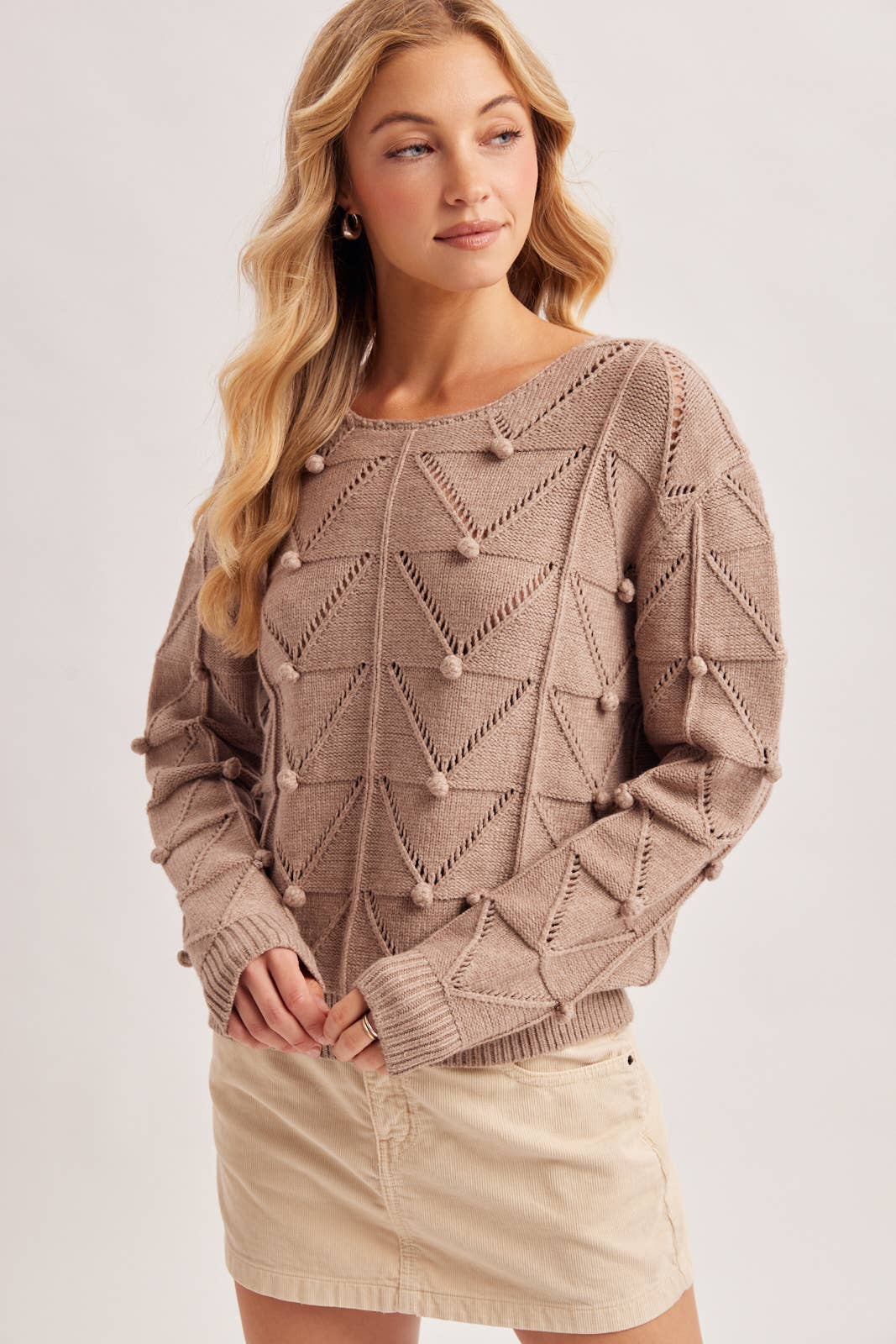 Pom Sweater