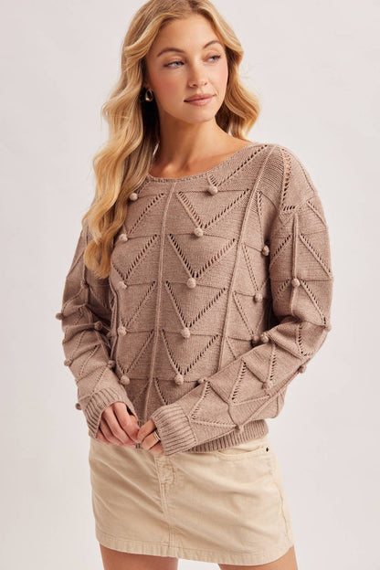 Pom Sweater