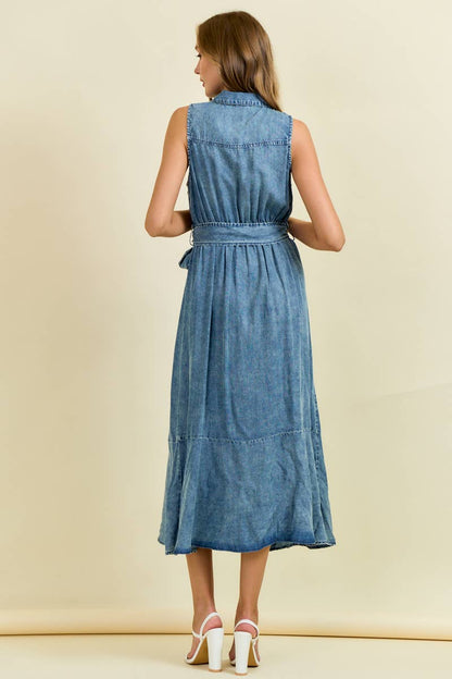 Tencel Midi Dress