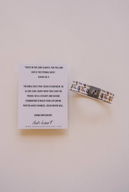 Jesus Rocks Kids Bracelet