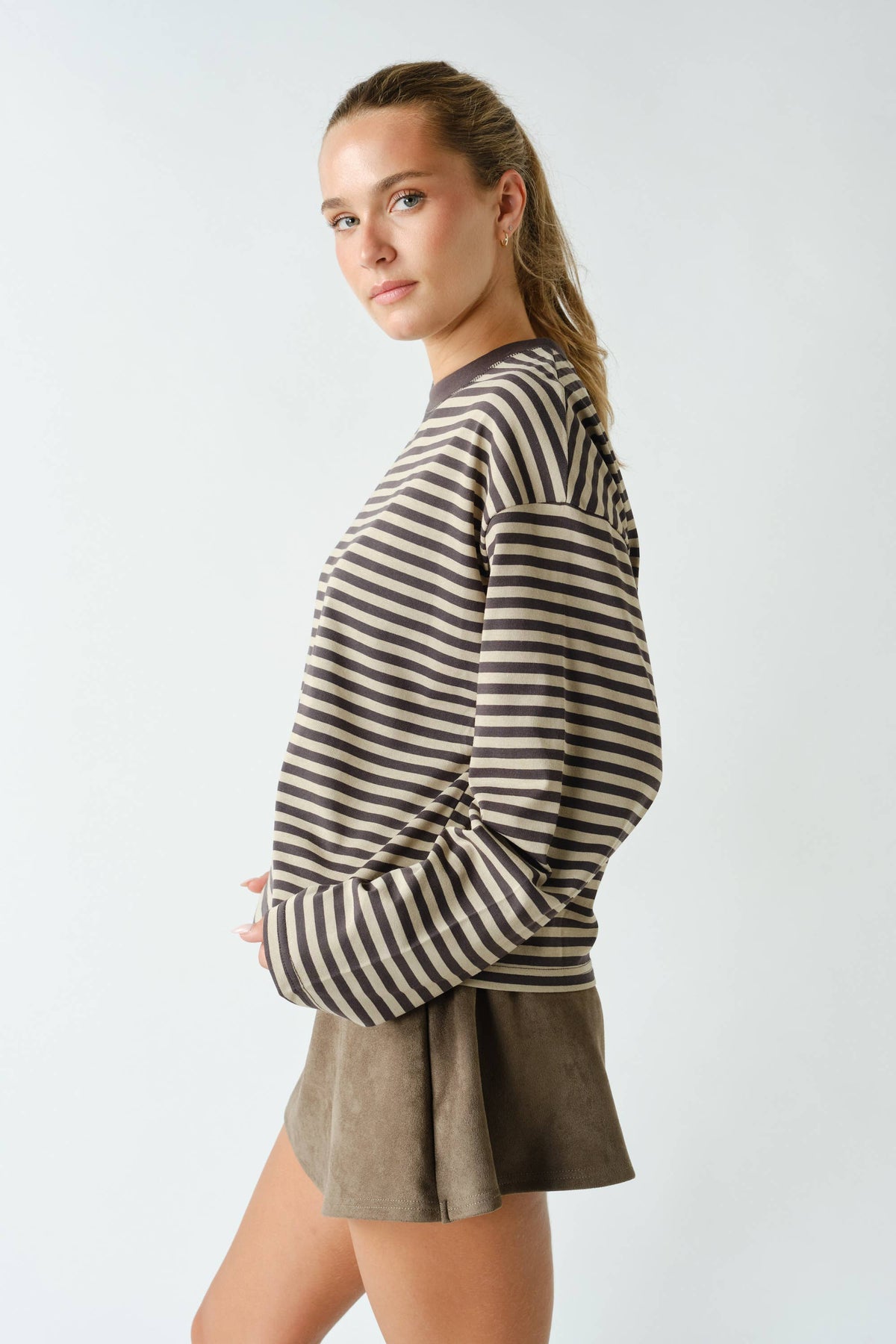Horizon Striped Long-Sleeve Tee