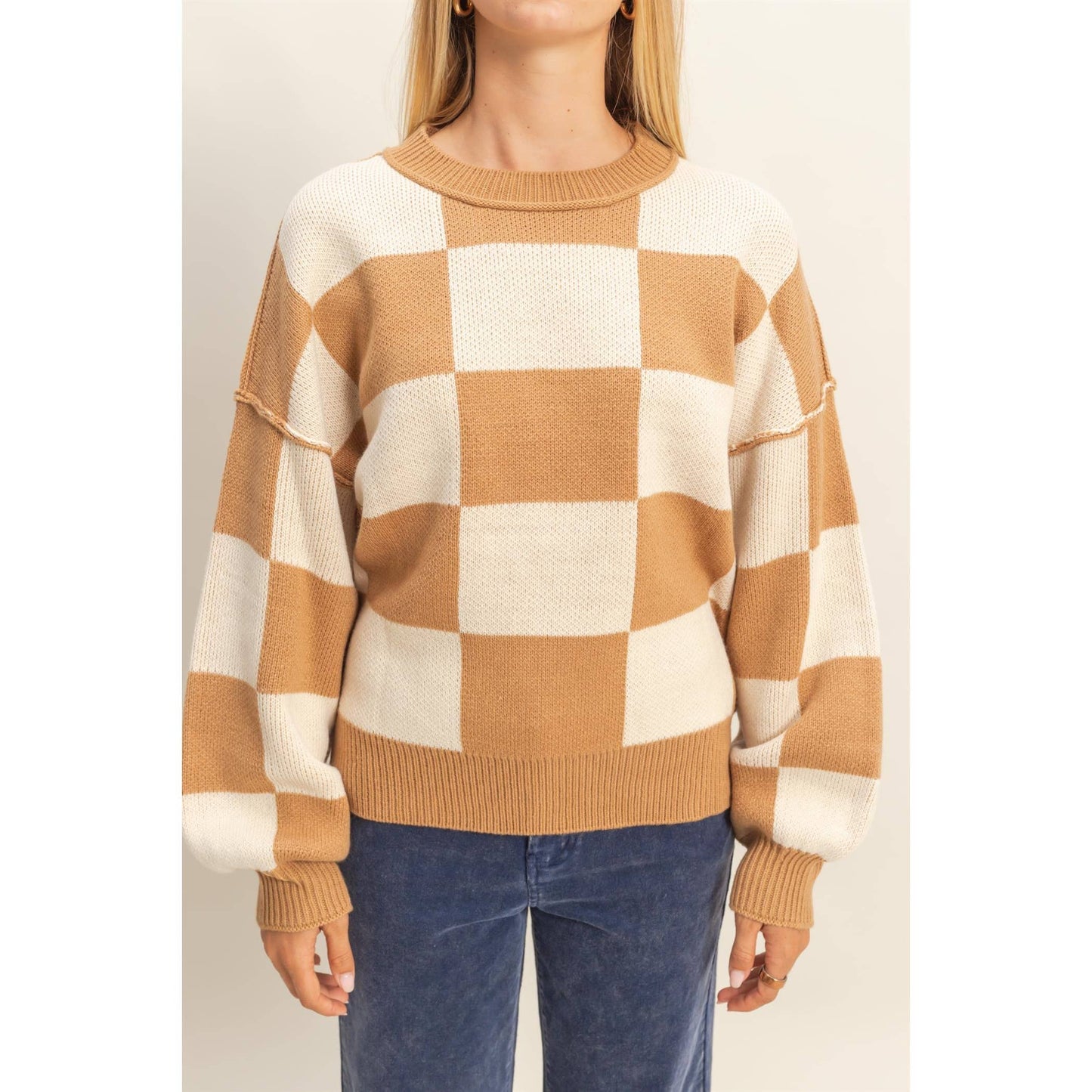 Checkered Sweater