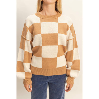 Checkered Sweater