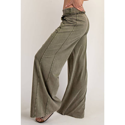 Mineral Washed Wide Leg