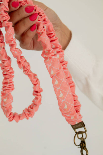 Coral Gaggle of Geese Lanyard