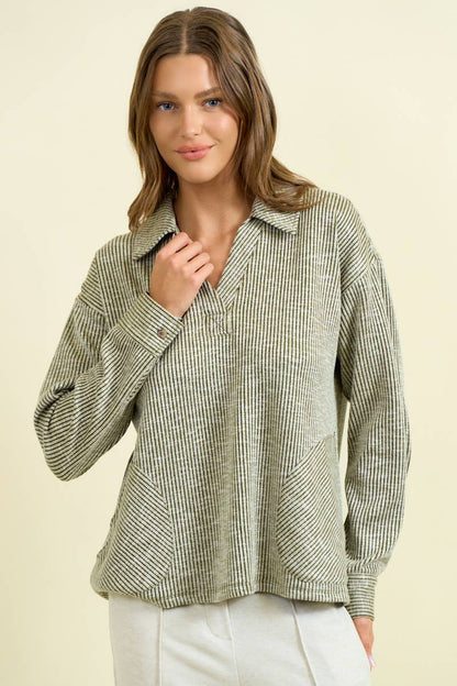 Ribbed Pullover