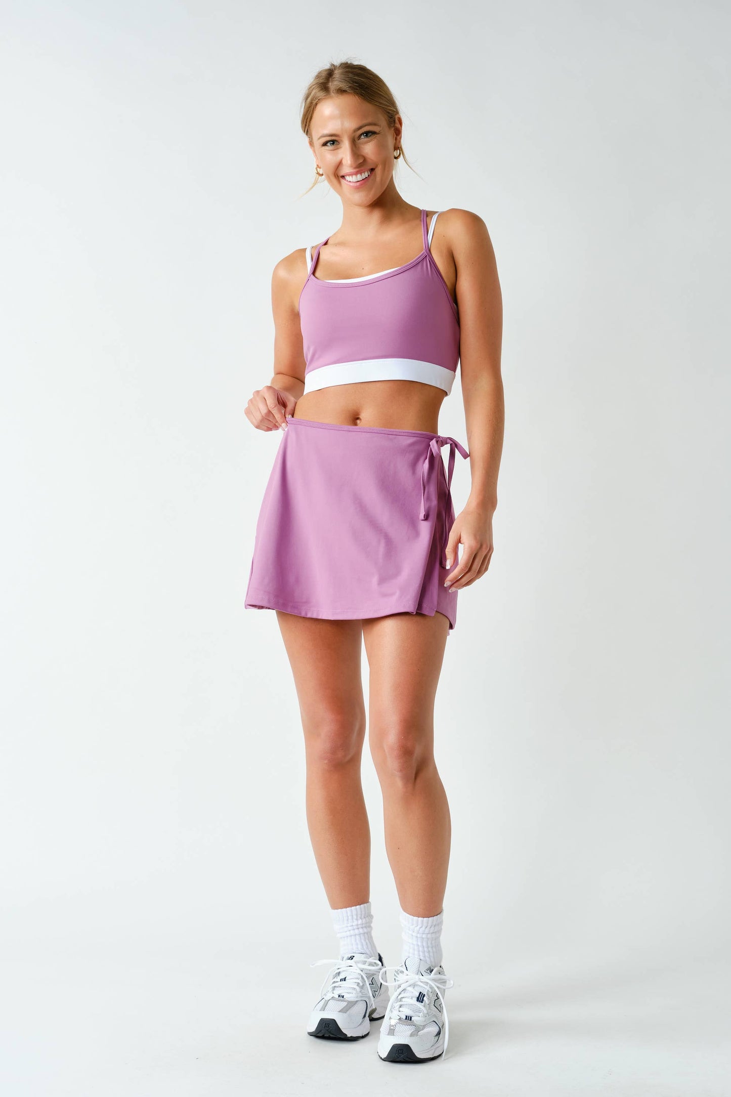 Venice Contrast Double Strap Sports Bra
