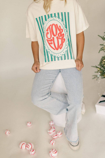 Joyful Stripe Tee