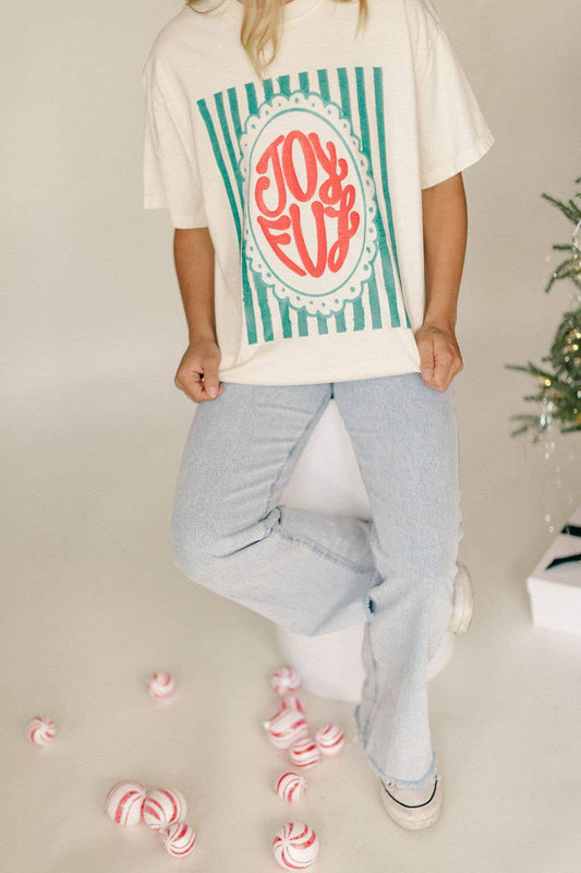 Joyful Stripe Tee