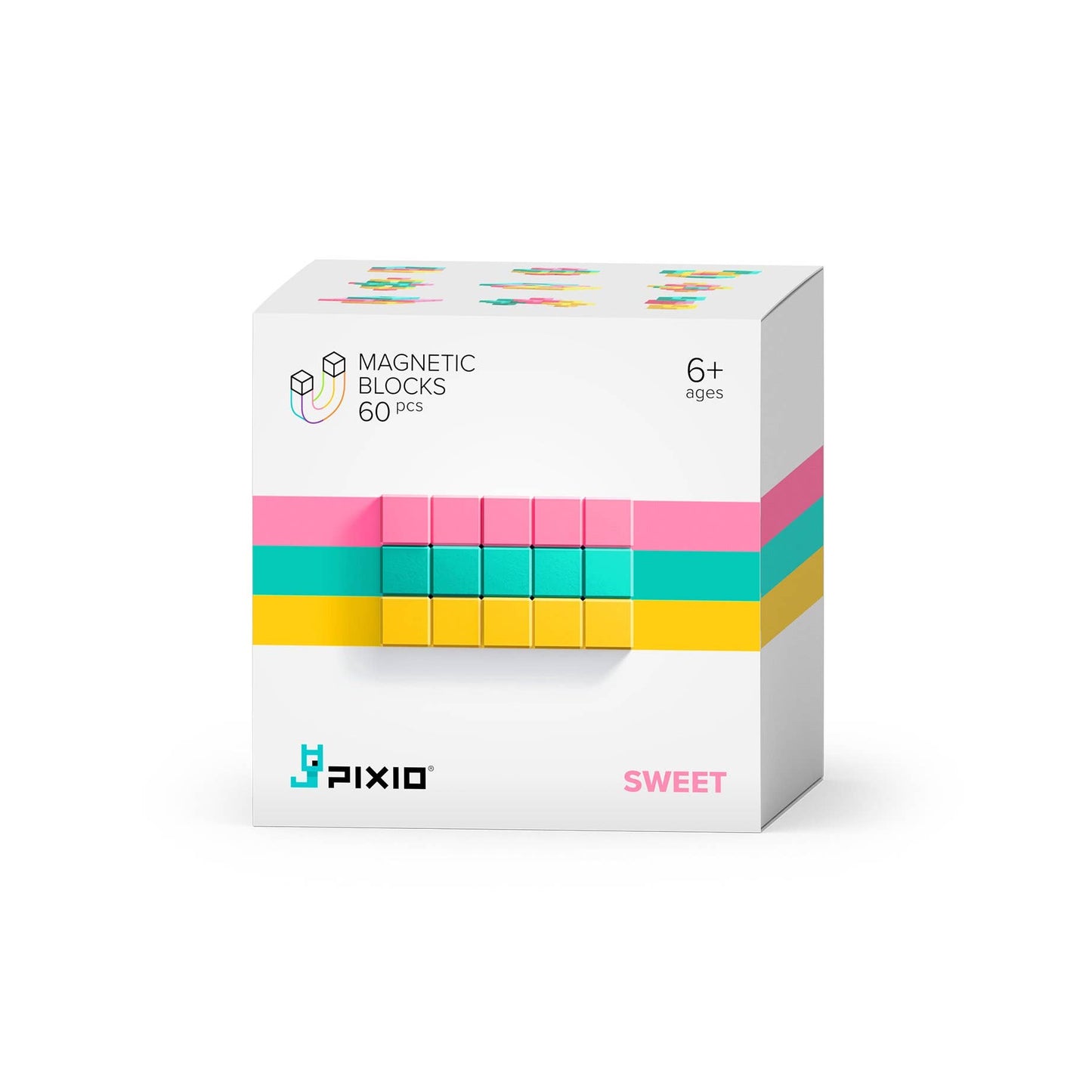 Abstract Sweet - 60 pcs Multi-Color Magnetic Block Set