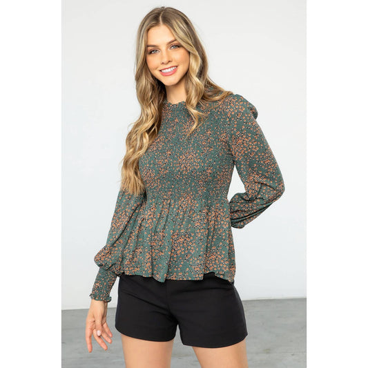 Flower Print Blouse