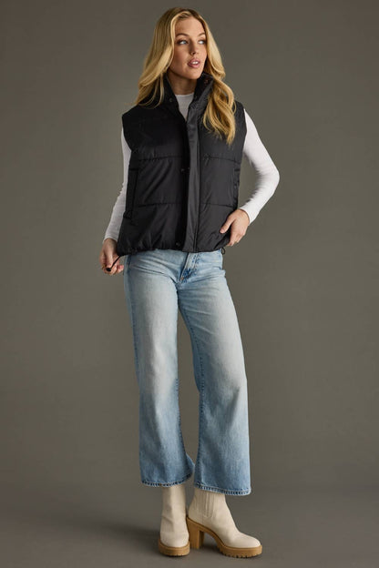 Black Puffer Vest