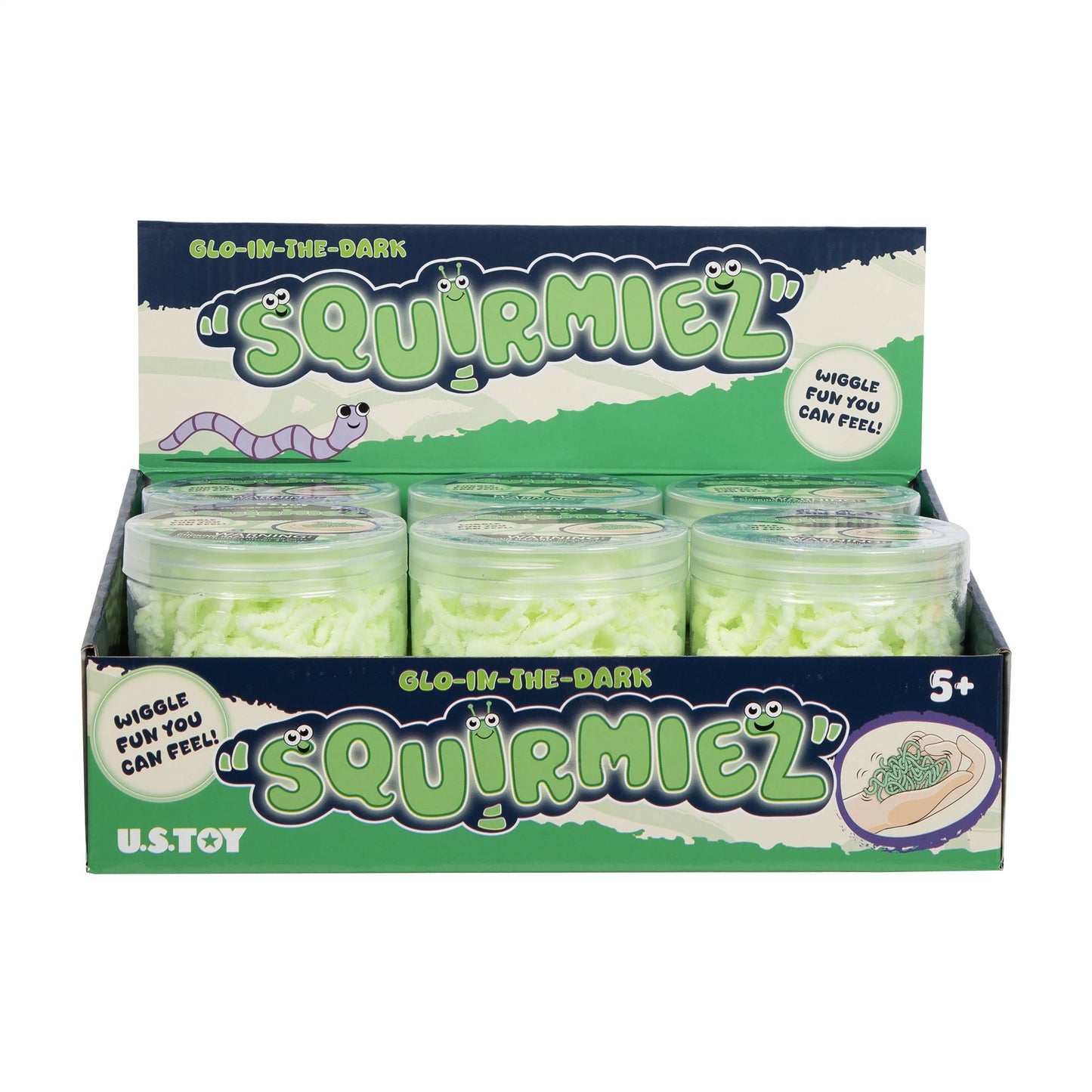 Glow in the Dark Squirmiez Worms