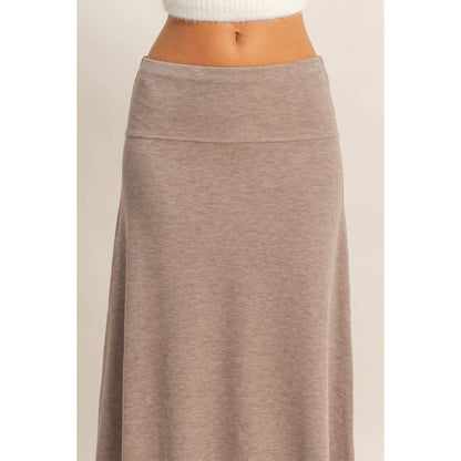 Ribbed Knit Skirt