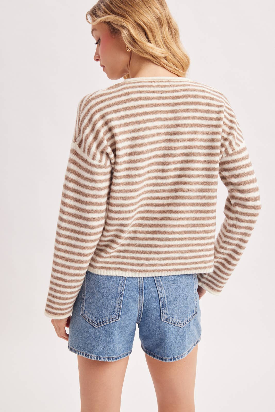 Relaxed Stripe Henley