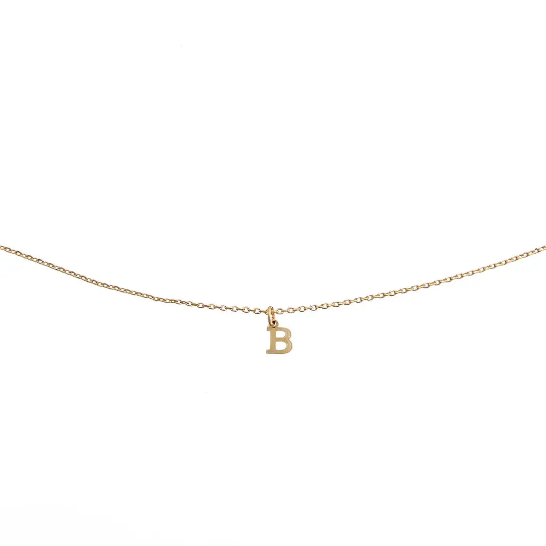 Waterproof Dainty Gold Initial Necklace