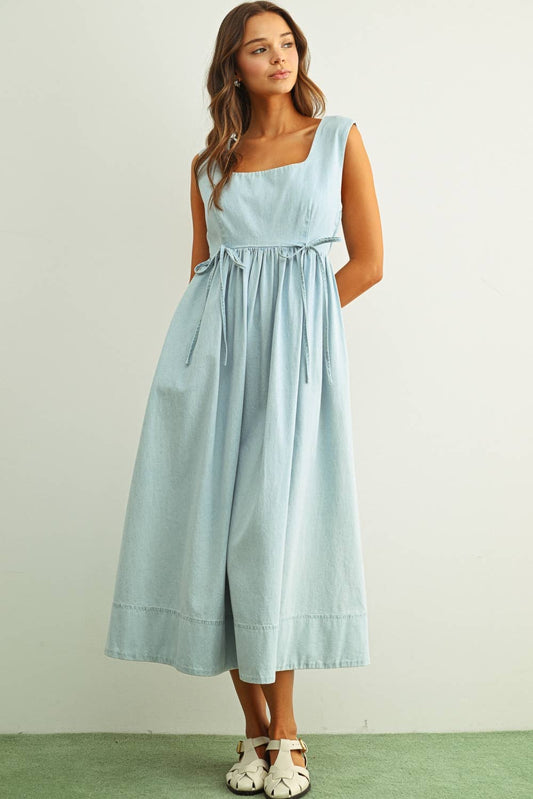U-Neck Sleeveless Dress