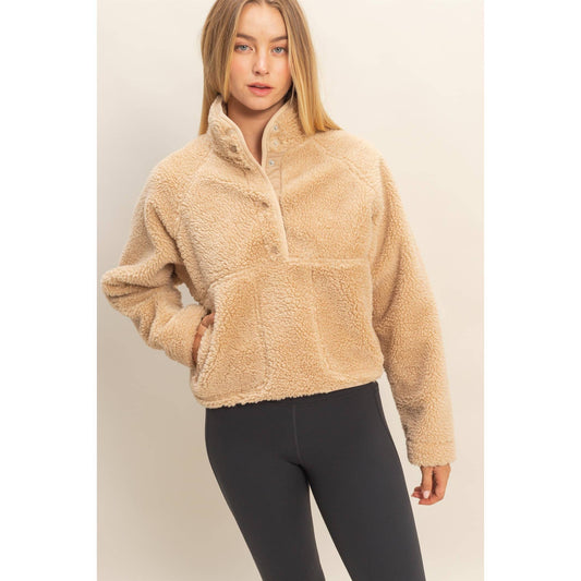 Half Snap Sherpa