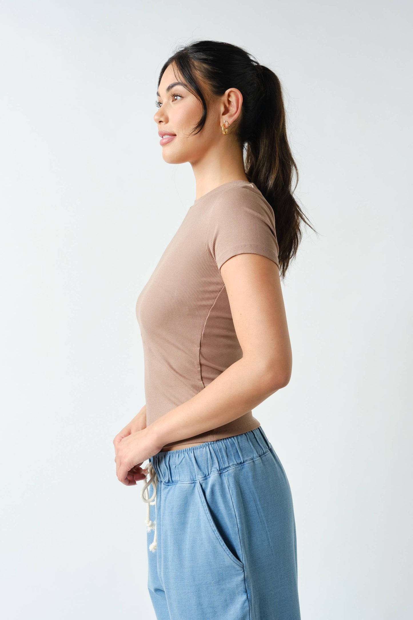 Ribbed Athleisure Top