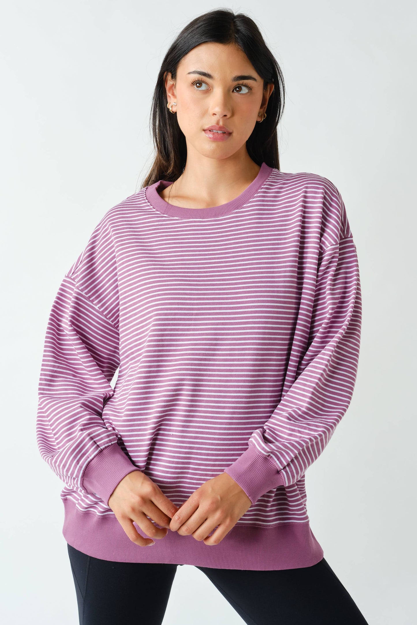 Coastal Striped Crewneck