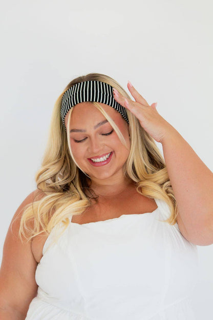 Soft Striped Stretchy Headband