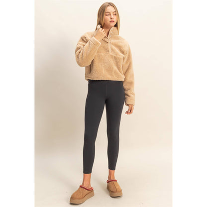 Half Snap Sherpa