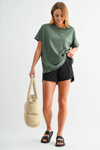 Pima Cotton SunFade Drape Tee