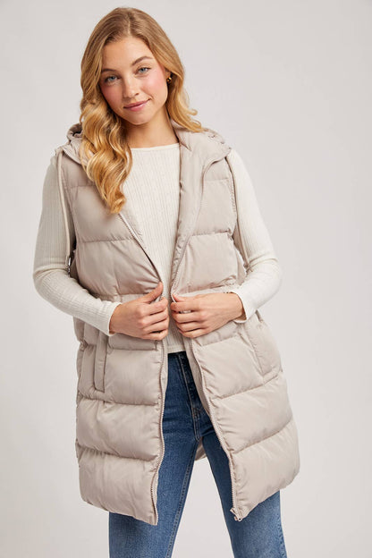 Hooded Puffer Vest