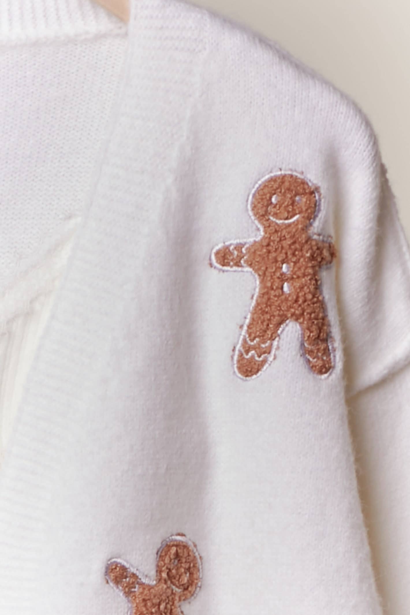 Gingerbread Man Cardigan