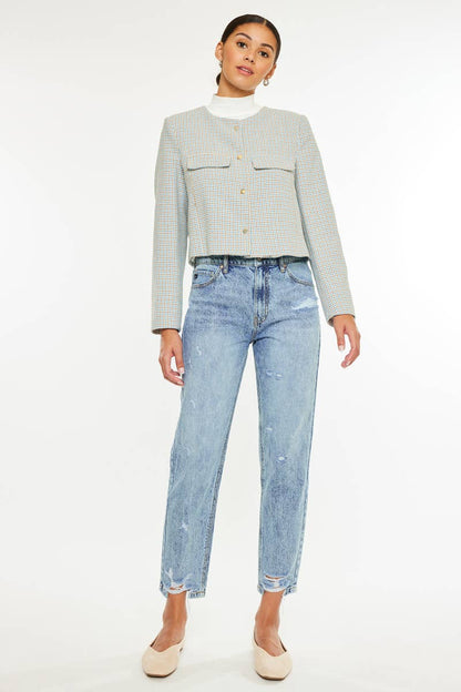 Ankle Mom Jeans