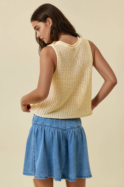 Sweater Tank Top