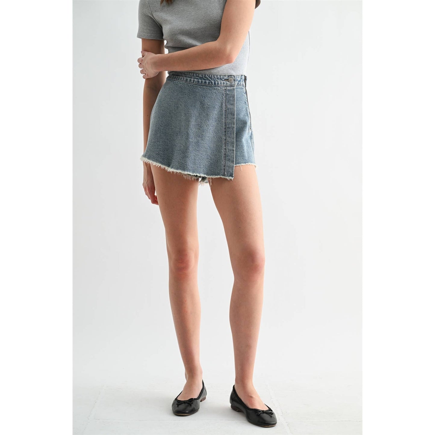 High-Rise Vintage Skort